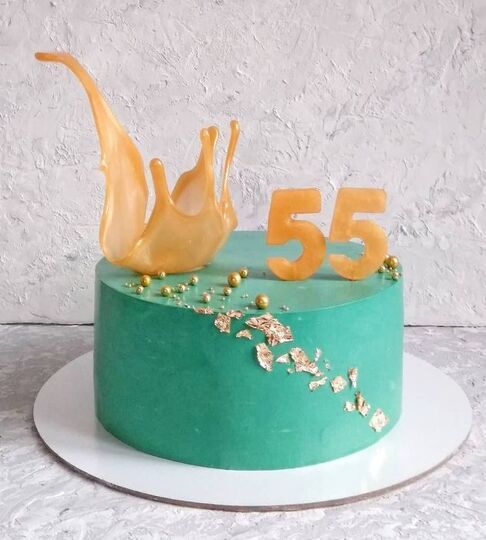 Торт на 55 лет свадьбы №195715