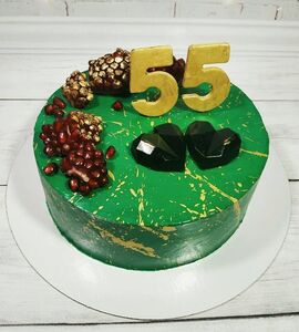 Торт на 55 лет свадьбы №195724