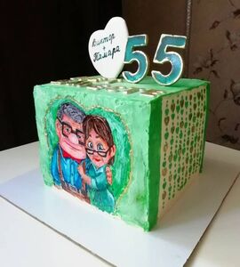 Торт на Изумрудную свадьбу №195728