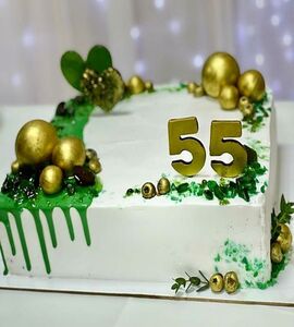 Торт на Изумрудную свадьбу №195745
