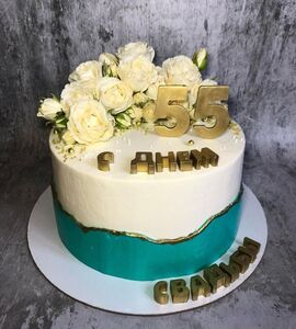 Торт на Изумрудную свадьбу №195746