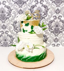 Торт на Изумрудную свадьбу №195748