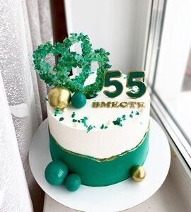 Торт на Изумрудную свадьбу №195750