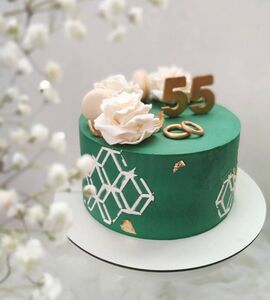 Торт на Изумрудную свадьбу №195752