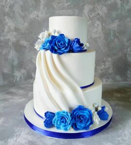 Торт голубой №508410