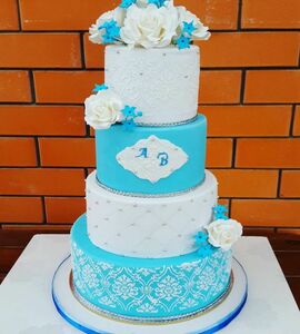 Торт голубой №508416