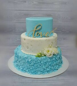 Торт голубой №508420
