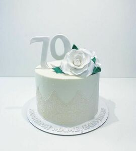 Торт на 70 лет женщине №477009