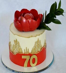 Торт на 70 лет женщине №477025