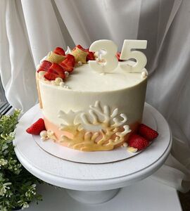 Торт на 35 лет свадьбы №194121