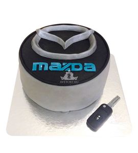 Торт с логотипом Мазда