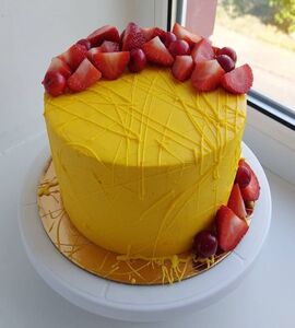 Торт желто-красный №150922