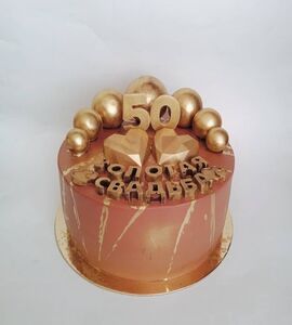 Торт на 50 лет свадьбы №195621