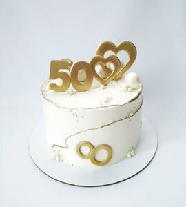 Торт на 50 лет свадьбы №195633