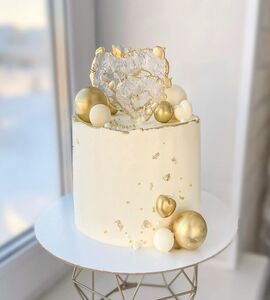 Торт на Золотую свадьбу №195652