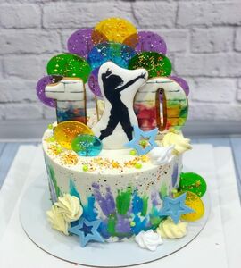Торт Пижамная вечеринка кремовый №161816