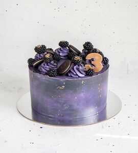Торт фиолетовый с ягодами №179108