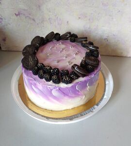 Торт фиолетовый с ягодами №179116