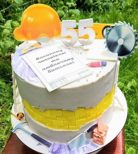 Торт на 55 лет мужчине №476437