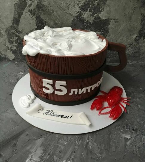 Торт на 55 лет мужчине №476469
