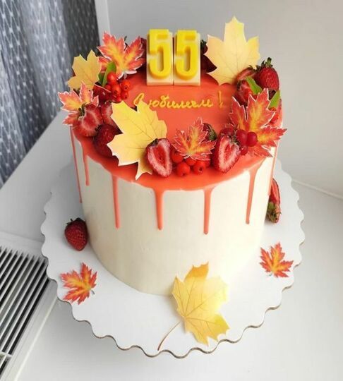 Торт на 55 лет мужчине №476494