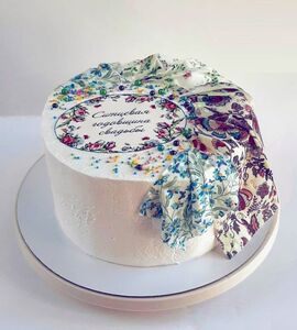 Торт на 1 год свадьбы №190706
