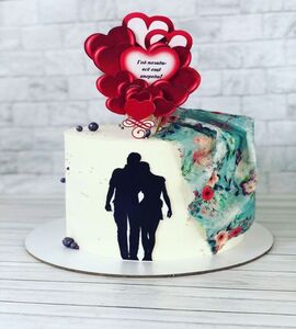 Торт на 1 год свадьбы №190710