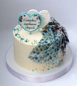 Торт на 1 год свадьбы №190712