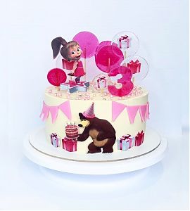 Торт Маша и Медведь на детский праздник №731401