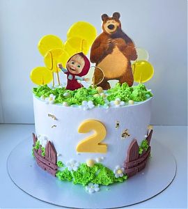 Торт Маша и Медведь на День Рождения №731421