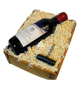 Торт Вино со штопором в коробке