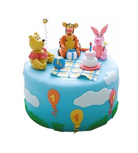 Торт Винни Пух на дне рождения