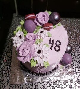 Торт на 48 лет свадьбы №195402