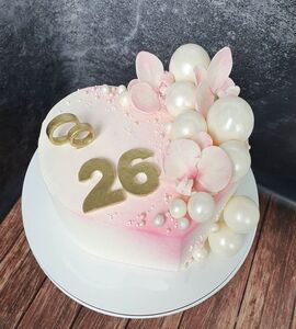 Торт на 26 лет свадьбы №193212