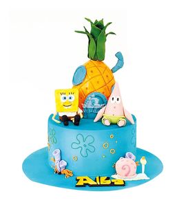 Торт Боб Патрик и ананас