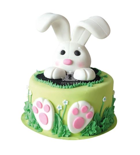 Торт Кролик в тортике №4040