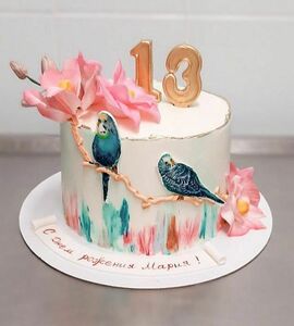 Торт с птицами №492213
