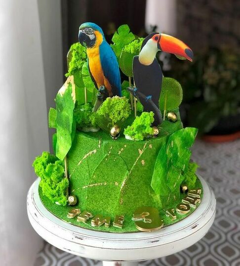 Торт с птицами №492215