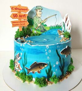 Торт рыбаку №469308