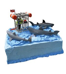 Торт Дайвинг с акулами