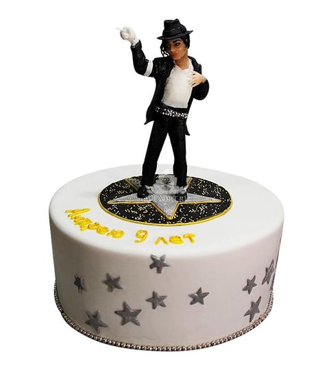 Торт с Майклом Джексоном для мальчика