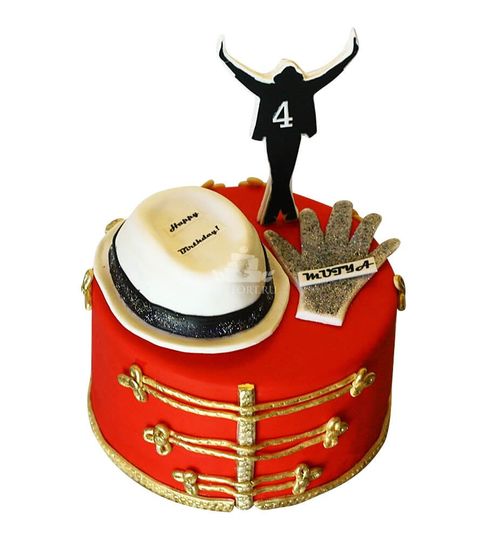 Торт Шляпа и перчатки Майкла Джексона