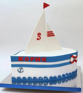 Торт с корабликом №485802