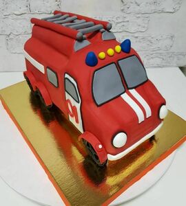 Торт пожарная машина №454203