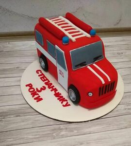 Торт пожарная машина №454208