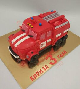Торт пожарная машина №454214