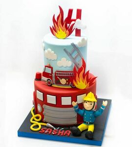 Торт пожарная машина №454215