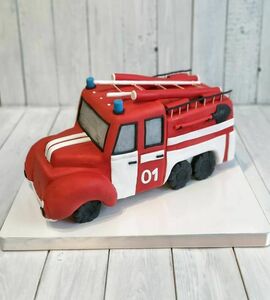 Торт пожарная машина №454223