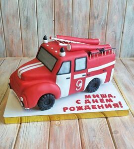 Торт пожарная машина №454224