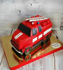Торт пожарная машина №454225